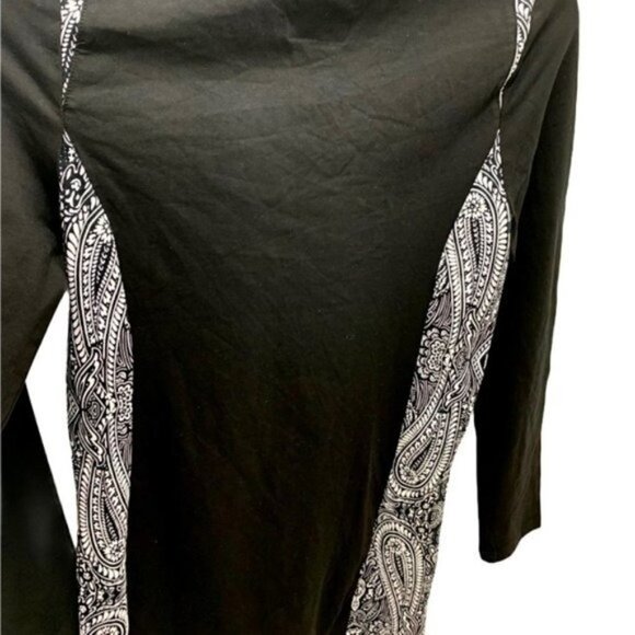 BLVCK SCVLE Black Scale NEW Paisley LS Dress, S - Picture 4 of 12